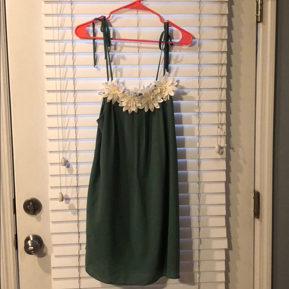 Green daisy serial dress!